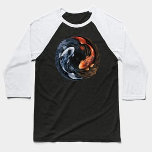 Koi Fish Baseball T-Shirt